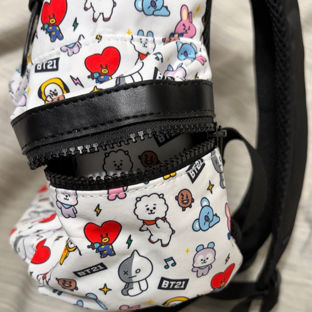 NEW BT21 Character Print Backpack - Picture 11 of 13